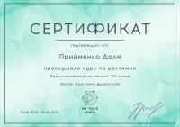 Сертификат филиала Графский 12А стр 1